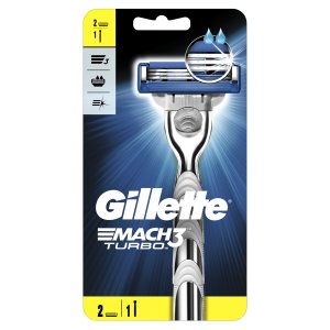 Средства для бритья Gillette Станок для бритья Mach3 Turbo c 2 сменными кассетами (GIL070382)