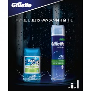 Средства для бритья Gillette Набор с пеной для бритья и дезодорантом (GIL681728)