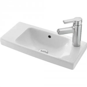 Компактный рукомойник Jacob Delafon Odeon Rive Gauche 50 R EGO112-56-00 Белая