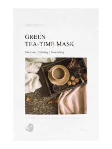 Уход за лицом DETOSKIN Маска для лица TEA-TIME c экстрактом листьев зеленого чая (MPL024654)