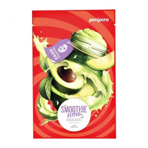 Уход за лицом PERIPERA Маска для лица SMOOTHIE TIME с экстрактом авокадо (MPL024579)