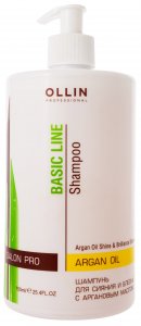 Шампуни OLLIN Professional Шампунь для сияния и блеска с аргановым маслом OLLIN BASIC LINE (OLL000012)