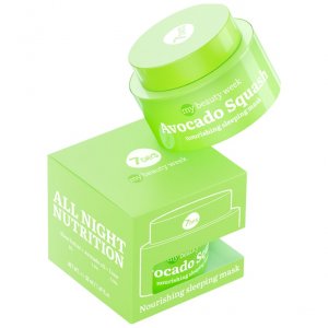 Уход за лицом 7Days Маска для лица питательная ночная AVOCADO SQUASH MY BEAUTY WEEK (MPL024121)