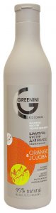 Шампунь для волос Greenini Шампунь - бустер для волос объем и баланc ORANGE & JOJOBA (MPL004297)