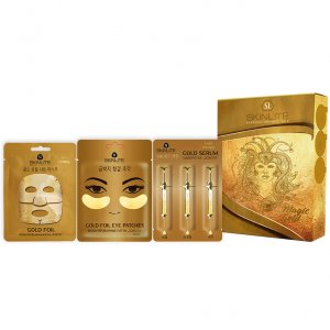 Подарки для неё SKINLITE набор средств для лица "Magic Gold" (MPL005441)
