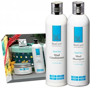 Средства для ванной и душа SeaCare Подарочный SPA набор №5, Грязевой шампунь и Грязевой кондиционер с минералами Мертвого Моря (MPL007912)