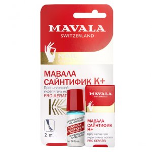 Проникающее средство для укрепления ногтей Mavala Укрепитель ногтей проникающий на блистере Сайнтифик К+ Mavala 2мл 9099574 (MVL995611)
