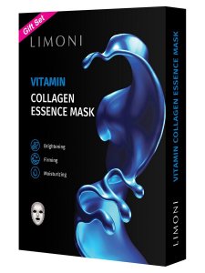 Уход за лицом Limoni Набор масок для лица collagen essence mask 2 Vitamin (MPL010796)