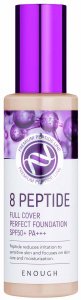 Тональные средства Enough Основа тональная для лица 8 PEPTIDE full cover perfect foundation (MPL021695)