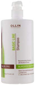 Шампуни OLLIN Professional Восстанавливающий шампунь с экстрактом репейника OLLIN BASIC LINE (OLL000008)