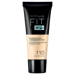 Тональные средства MAYBELLINE Тональный крем для лица "Fit Me", матирующий, скрывающий поры (MAY733600)