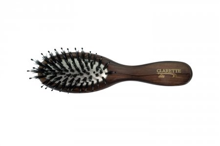 Аксессуары для волос CLARETTE Расческа на подушке со смешанной щетиной (компактная) (MPL006411)