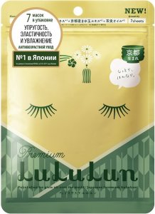 Маска для лица LULULUN Маска для лица увлажняющая и успокаивающая «Цветы Чая из Киото» Premium Face Mask Tea Flower 7 (LLN063554)
