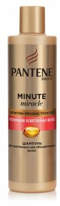 Шампунь для волос Pantene Шампунь Minute Miracle Регенерация осветленных волос (PNT700541)