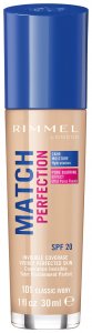 Тональные средства Rimmel Тональный крем с эффектом мягкого фокуса Match Perfection (RIM804101)