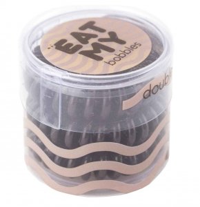 Аксессуары для волос EAT MY Резинка для волос в цвете "Двойной шоколад", мини упаковка (EAT002764)