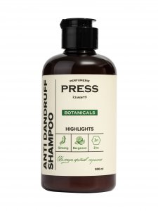 Шампуни PRESS GURWITZ PERFUMERIE Шампунь от перхоти мужской Botanicals безсульфатный профессиональный глубокой очистки (MPL025302)