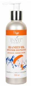 Шампуни INVIT Шампунь F-light ПРОТИВ ПЕРХОТИ с климбазолом и маслом апельсина (MPL058663)
