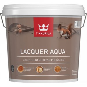 Интерьерный антисептирующий защитный лак Tikkurila EURO LACQUER AQUA матовый 9 л (700001139)