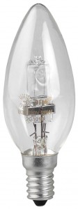 Лампа галогенная ЭРА Hal-b35-28w-230v-e14-cl (C0038550)