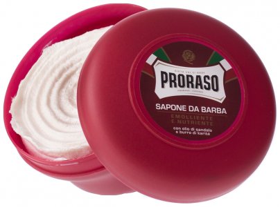 Средства для бритья Proraso Мыло для бритья питательное с маслом сандала и маслом ши (MPL055483)