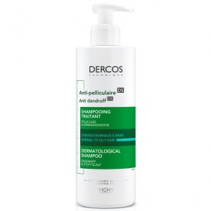 Шампуни Vichy Dercos Интенсивный шампунь-уход против перхоти для нормальных и жирных волос (VIC363801)