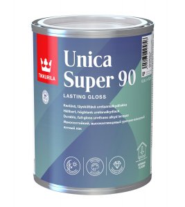 Алкидно уретановый универсальный износостойкий лак Tikkurila UNICA SUPER EP глянцевый 0.9 л (55664040110)