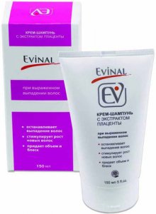 Шампуни EVINAL Крем-шампунь с экстрактом плаценты при выраженном выпадении волос (MPL069824)