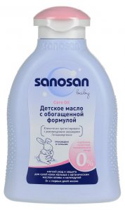 Уход за кожей для детей Sanosan Масло Sanosan детское с обогащенной формулой 200 мл (MPL030900)