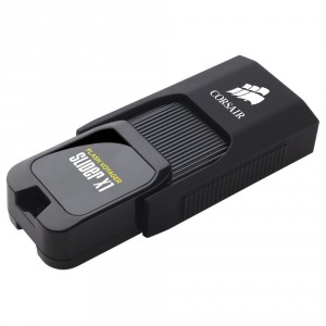 USB Flash накопитель Corsair Flash Voyager Slider X1 32GB Black (CMFSL3X1-32GB)