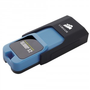 USB Flash накопитель Corsair Flash Voyager Slider X2 64GB Black (CMFSL3X2-64GB)