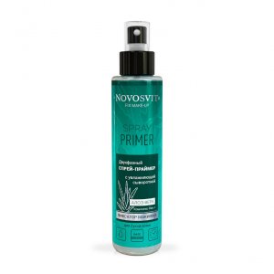 Основа для макияжа NOVOSVIT Двухфазный спрей-праймер с увлажняющей сывороткой Алоэ Вера «фиксатор макияжа» (MPL030274)