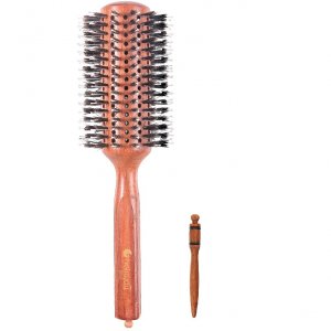 Аксессуары для волос HairWay Брашинг Hairway Style деревнная основа, комбинированная щетина 38мм, 18 рядов (MPL038138)