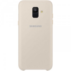 Чехол для Samsung Galaxy A6 (2018) Samsung Dual Layer (EF-PA600CFEGRU) Gold
