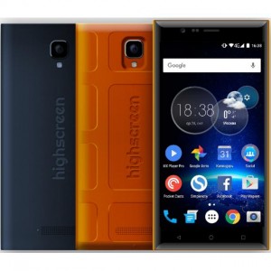 Смартфон Highscreen Boost 3 SE Синий + оранжевая крышка