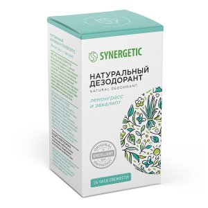 Дезодорант для подмышек Synergetic Натуральный дезодорант "лемонграсс - эвкалипт" (MPL126820)