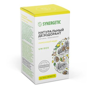 Дезодорант для подмышек Synergetic Натуральный дезодорант "лимонный кедр" (MPL126851)