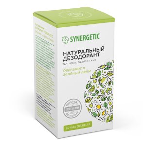 Дезодорант для подмышек Synergetic Натуральный дезодорант "бергамот - зеленый лайм" (MPL126818)