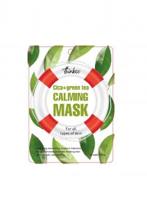 Уход за лицом Thinkco Маска-салфетка для лица с центеллой азиатской и зеленым чаем, CICA+GREEN TEA CALMING (MPL127478)