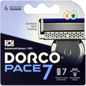 Средства для бритья Dorco Сменные кассеты для бритья PACE7, 7-лезвийные (MPL072668)