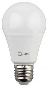 Лампа светодиодная ЭРА A60 E27 7W 230V желтый свет (Б0029819)