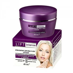 Уход за лицом Витэкс Lift INTENSE Крем-лифтинг для лица ночной РАЗГЛАЖИВАНИЕ ВОССТАНОВЛЕНИЕ гиалуроновая кислота (MPL031051)
