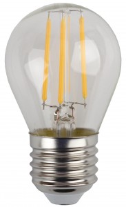 Лампа светодиодная ЭРА F-LED P45 E27 5W 230V белый свет (Б0019009)