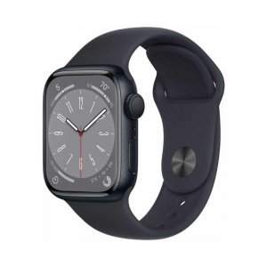 Умные часы Apple Watch Series 8 41mm (size S/M) чёрный (MNU73LL/A)
