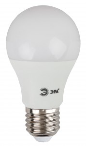 Лампа светодиодная ЭРА A60 E27 11W 230V желтый свет (Б0030910)