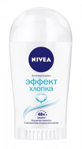 Дезодорант для подмышек Nivea Антиперспирант стик Эффект хлопка (NIV084474)