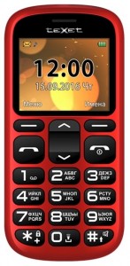 Мобильный телефон teXet TM-B306 Красный