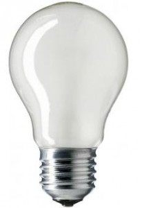 Лампа накаливания Philips A55 60w e27 fr (8711500354716)