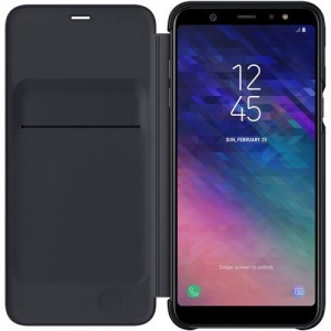Чехол для Samsung Galaxy A6+ (2018) Samsung Wallet Cover (EF-WA605CBEGRU) Black