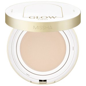 Тональные средства Missha Тональный кушон Glow Cushion Light с коллагеном (MHS000100)